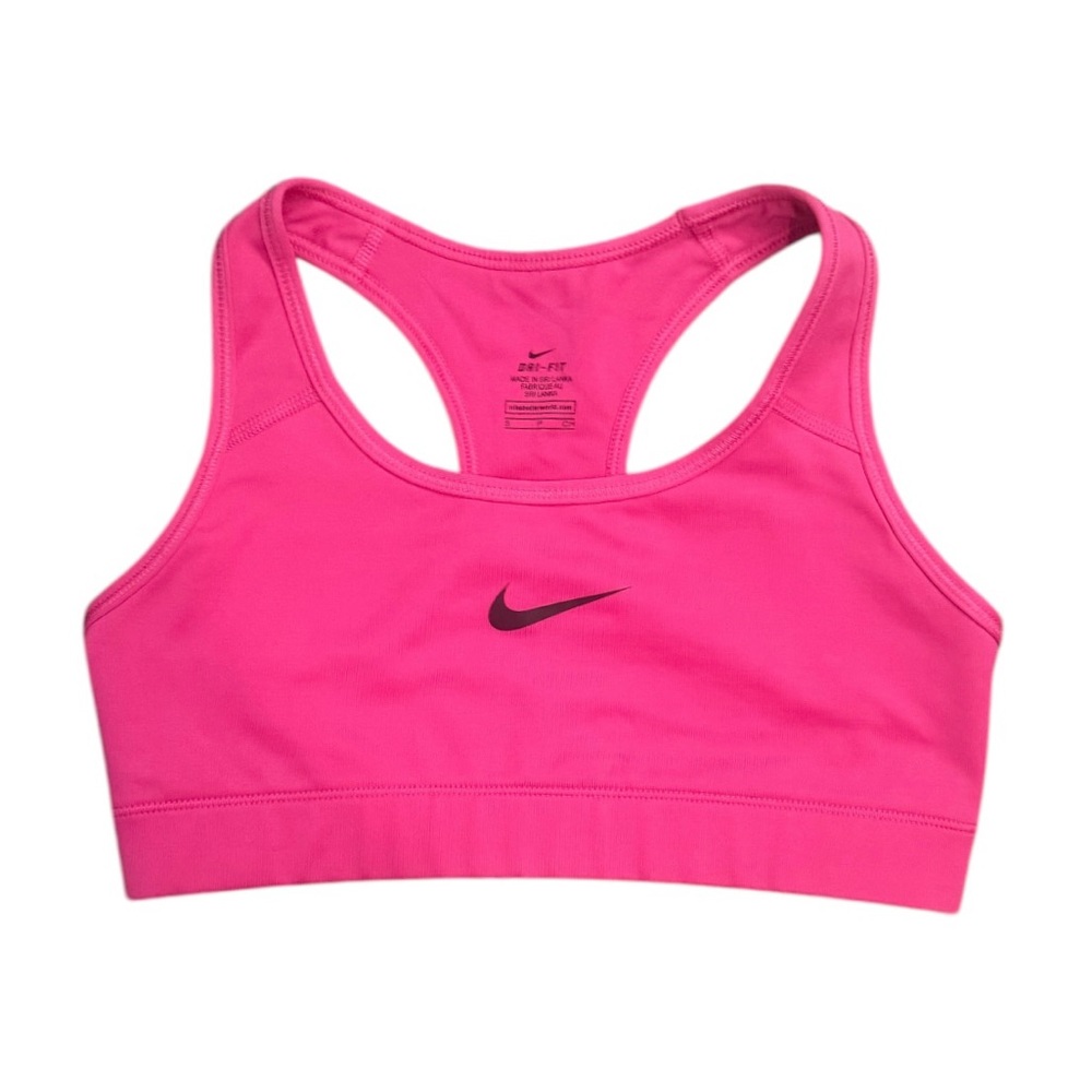 Nike Dri-FIT Pink Sports Bra Size Small Racerback Athletic Workout Top